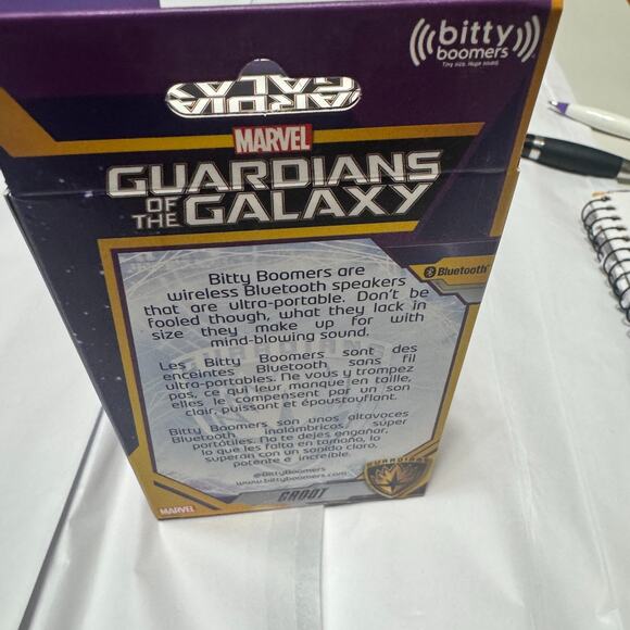 Groot Guardians of the Galaxy Mini Speaker Bitty Boomers New in Box Marvel - Picture 5 of 6